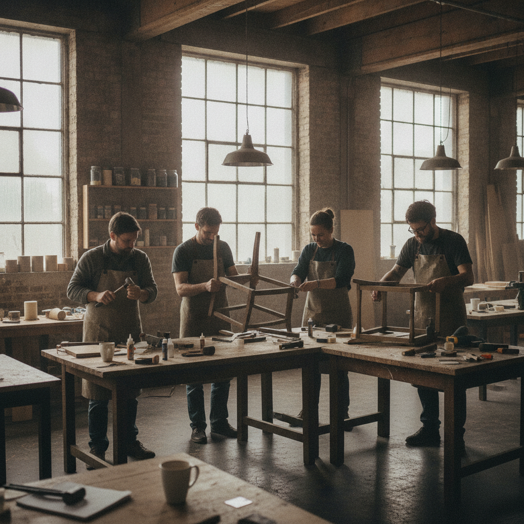 Musterentwurf: Reparatur-Café Szene
